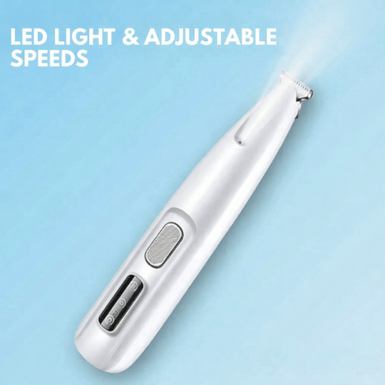 Hundetrimmer for Sensitive Områder med LED-lys og Justerbare Hastighetsinnstillinger 4