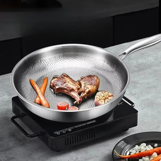 Induksjons Stekepanne Håndhamret Design 1