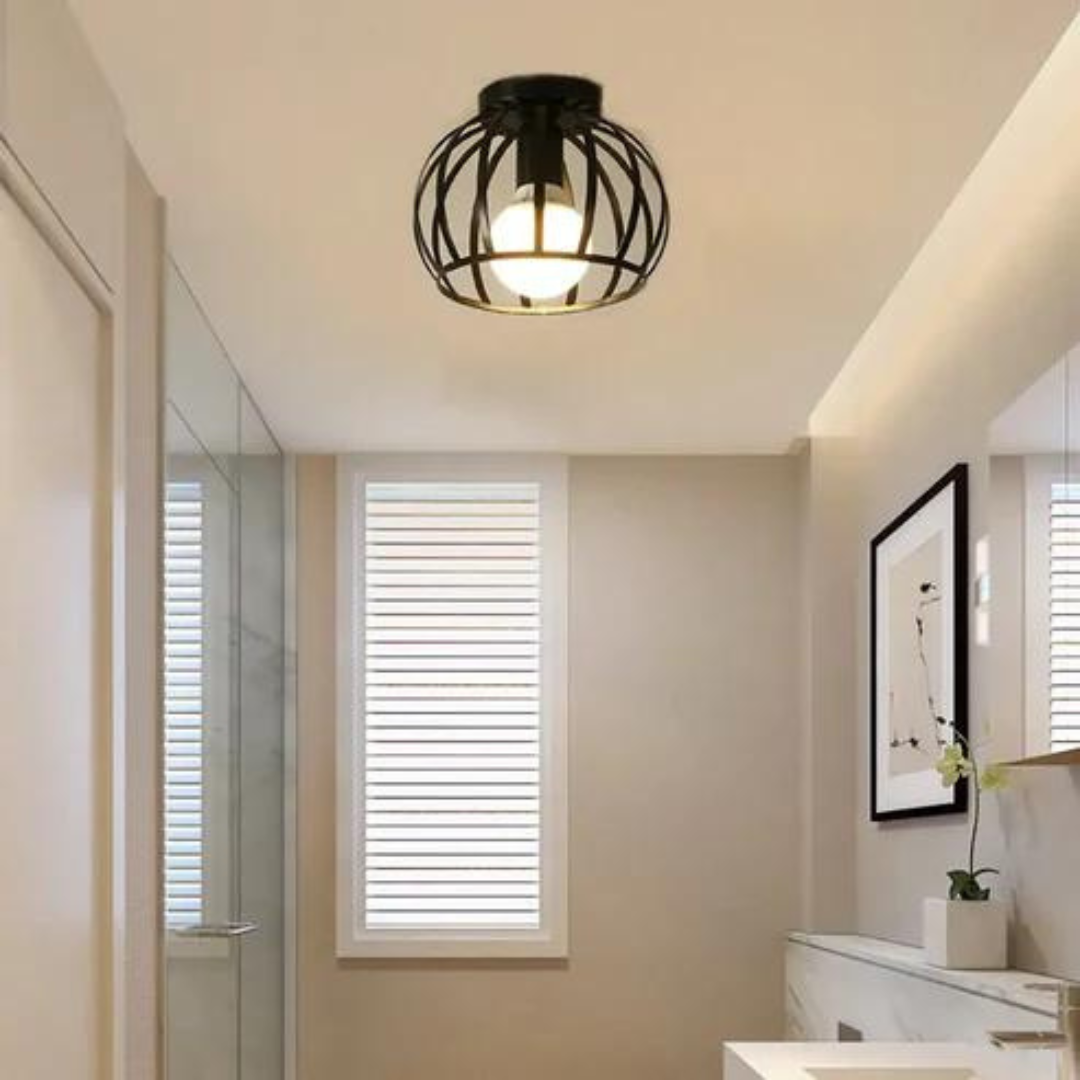 Industriell Taklampe med Åpen Design 3