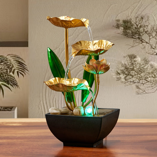 Innendørs Fontene med Lotusdesign 0