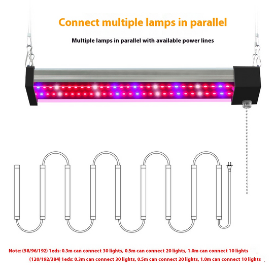 Innendørs LED-Plantelampe Fullspektrum for Optimal Vekst 8