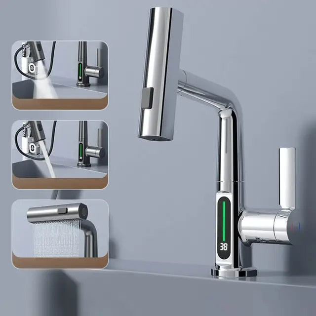 Intelligent 3-i-1 Vannfall Kran for Bad 6