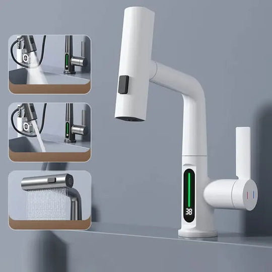 Intelligent 3-i-1 Vannfall Kran for Bad 8