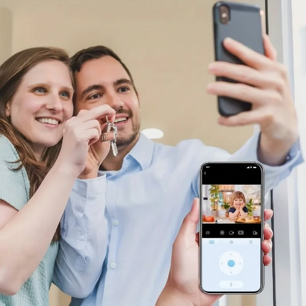 Intelligent Sikkerhetskamera 360° Overvåking med Nattsyn 3