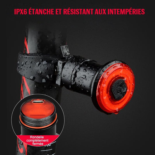 Intelligent Sykkelbaklys med Bremselys 4