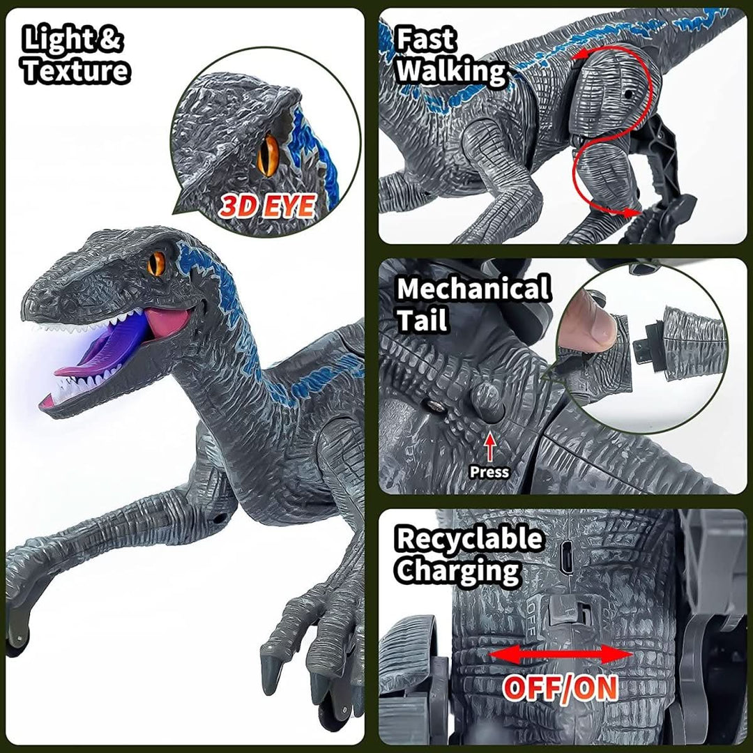 Interaktiv Dinosaur Leketøy med Lys og Lyd for Barn 5