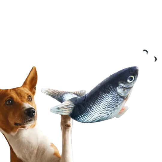 Interaktiv Hundeleke FloppyFish med Realistisk Bevegelse 0