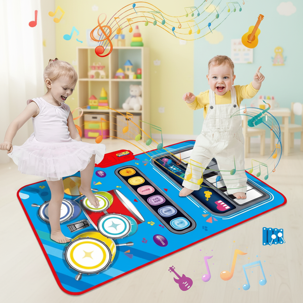 Interaktiv Musikkmatte for Barn med 5 Instrumenter 3