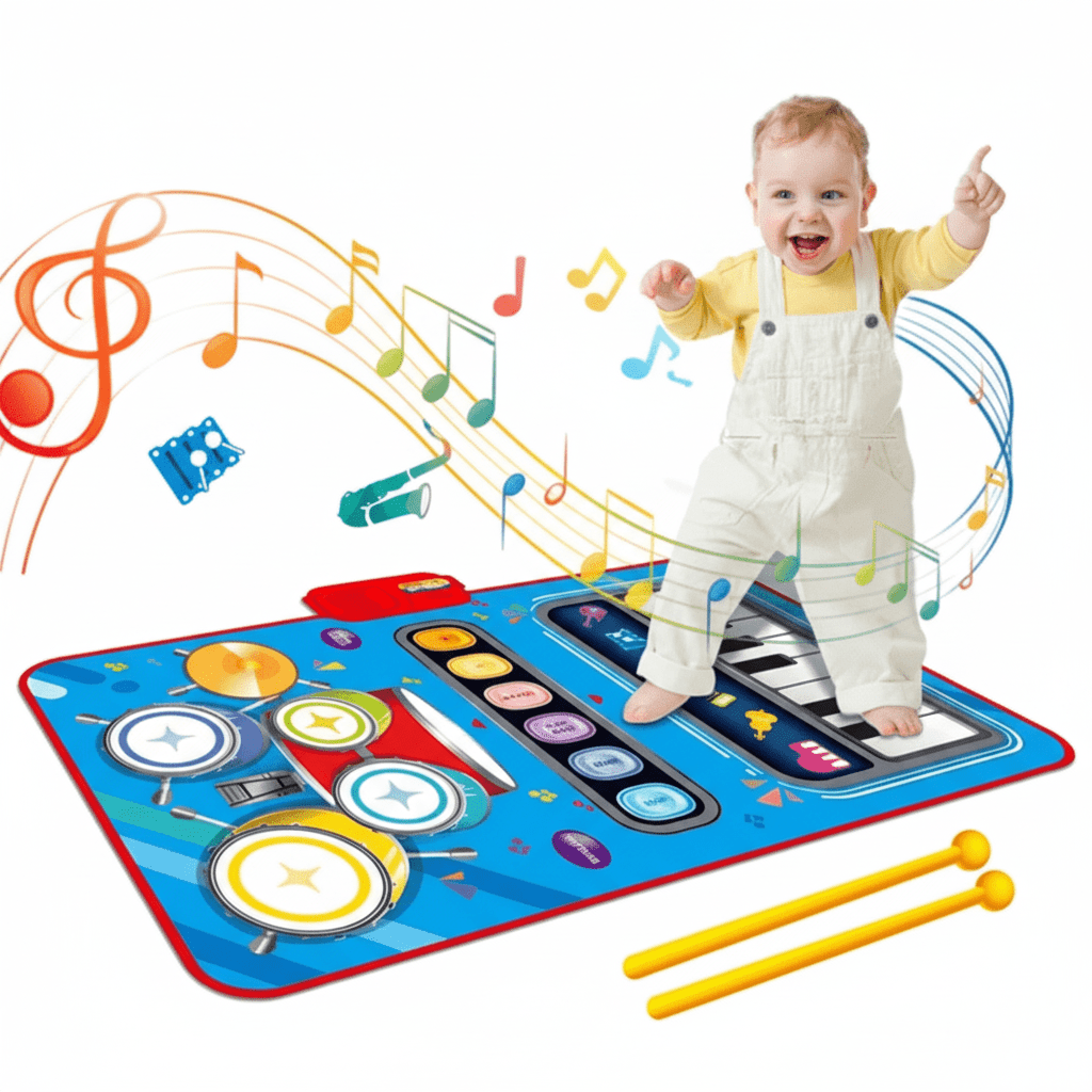 Interaktiv Musikkmatte for Barn med 5 Instrumenter 8