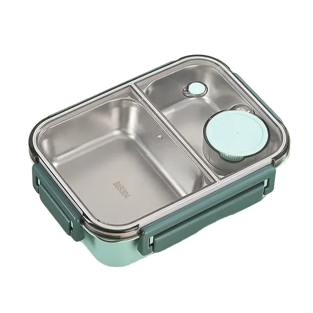 Isolert Lunsjboks i Rustfritt Stål med Bento Design 0