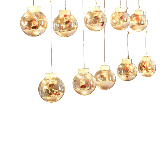 Julelys med Kuleformet Design 0