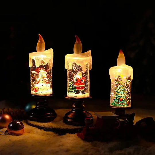 Julelys med Snøfall Effekt 2
