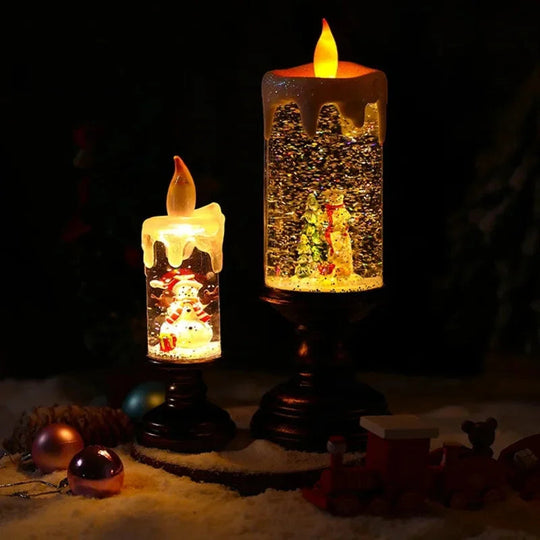 Julelys med Snøfall Effekt 3