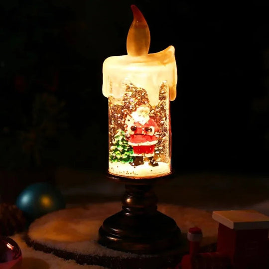 Julelys med Snøfall Effekt 4