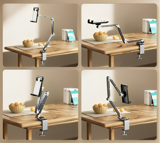 Justerbar Enhetsholder for Telefoner og Nettbrett med 360° Rotasjon 4
