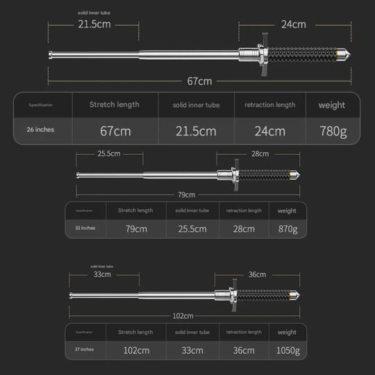 Justerbar Turstav med Sklisikre Grip og Stabil Design 3