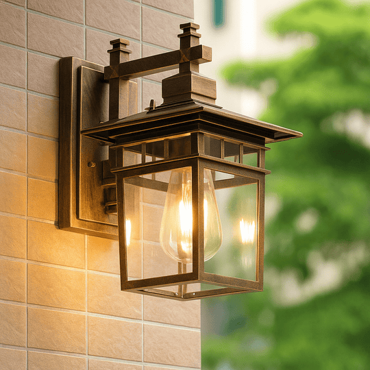 Justerbar Utendørs Vegglampe med Moderne Design 1