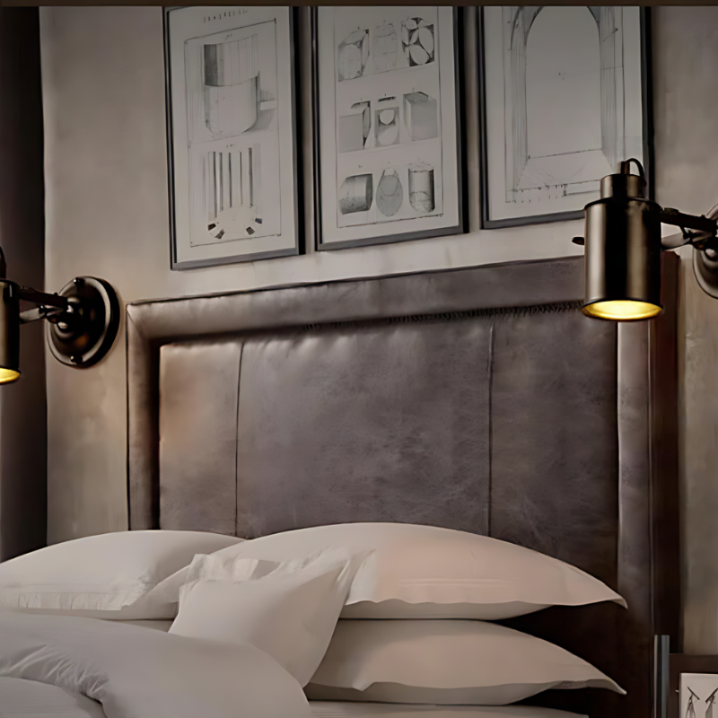 Justerbar Vegglampe Industriell Stil 3