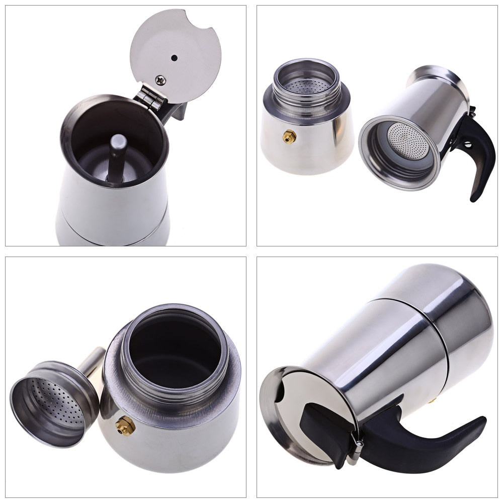Kaffekanne Mokka Espresso Perkolator Komfyr 2