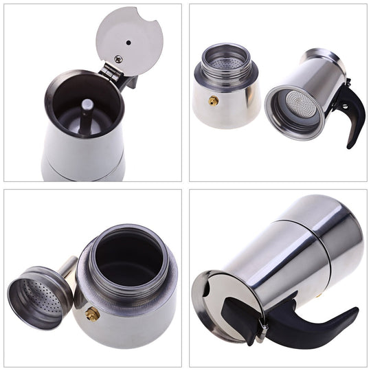 Kaffekanne Mokka Espresso Perkolator Komfyr 2