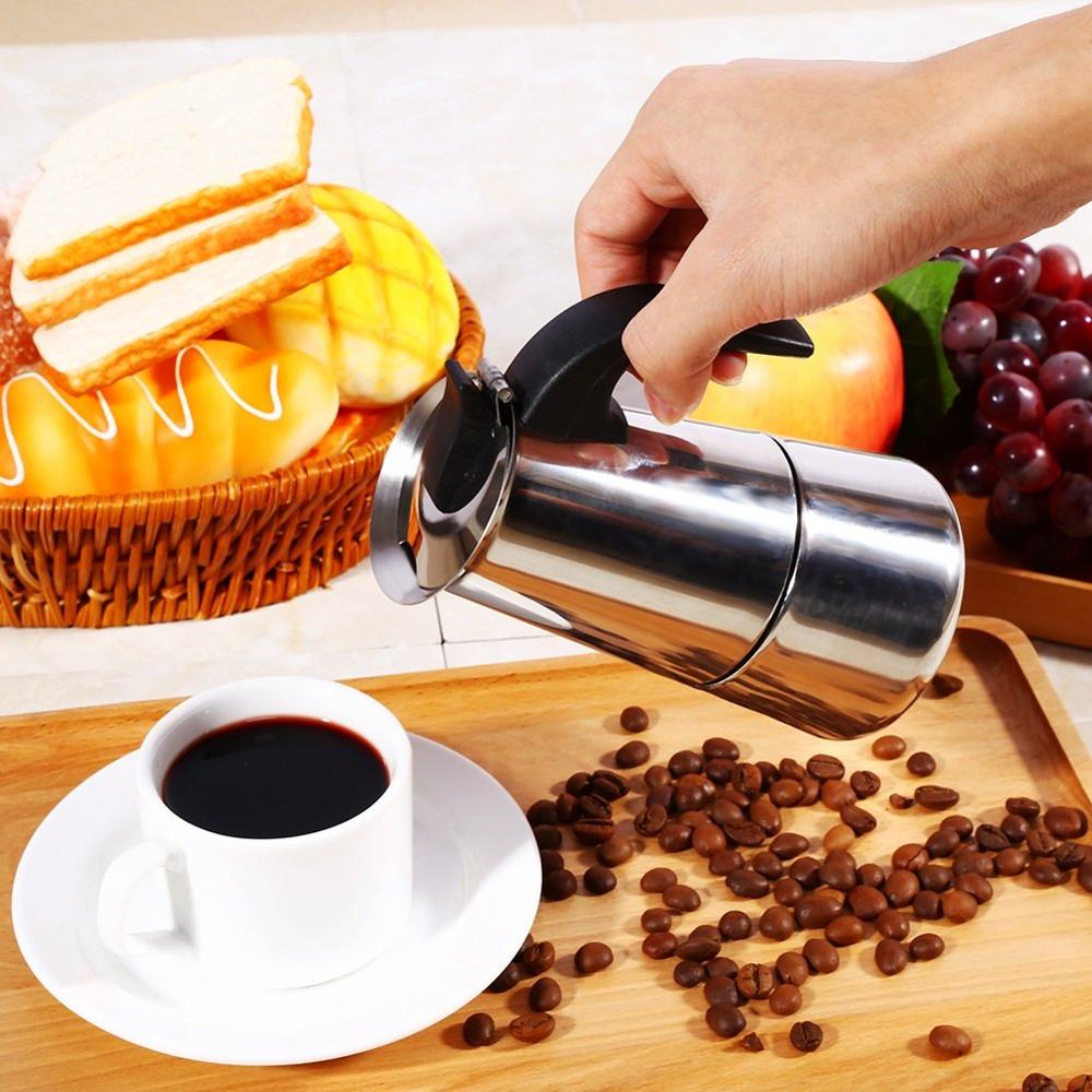 Kaffekanne Mokka Espresso Perkolator Komfyr 3