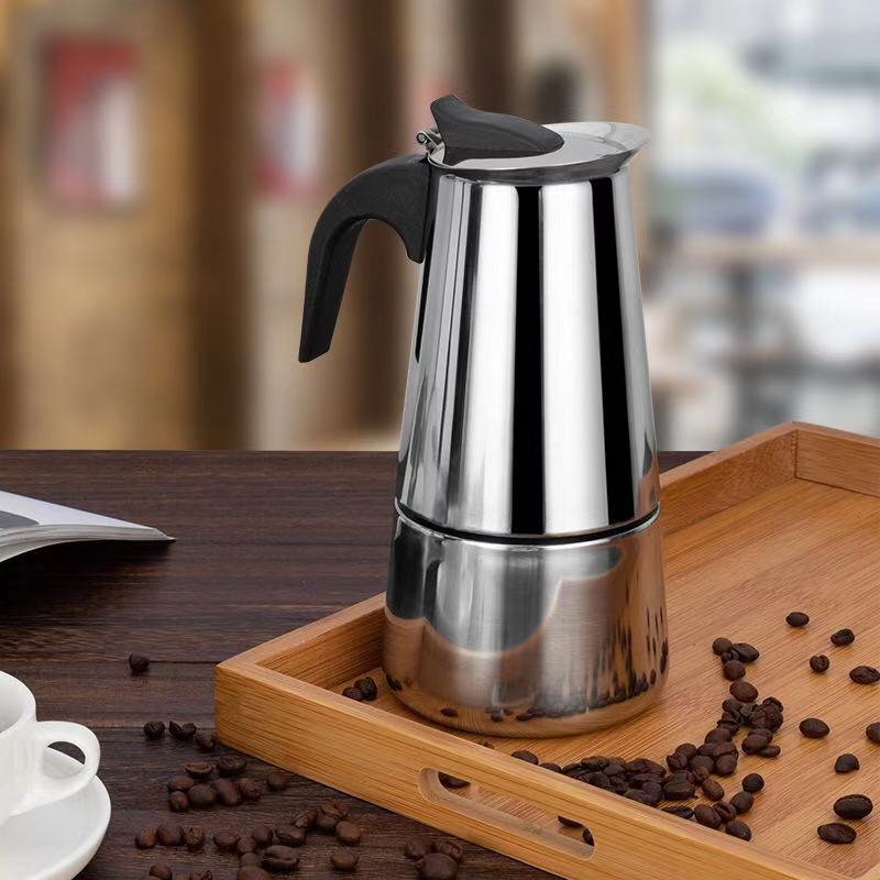 Kaffekanne Mokka Espresso Perkolator Komfyr 4