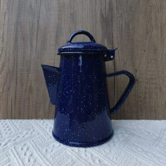 Kaffekanne med svanehals og retrodesign for kvinner og menn 1