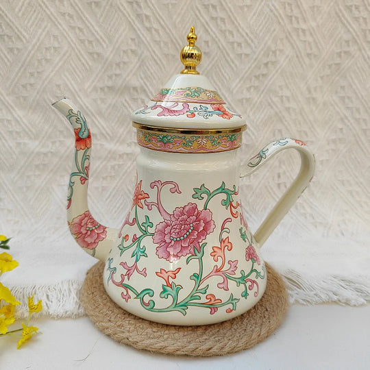Kaffekanne med svanehals og retrodesign for kvinner og menn 10