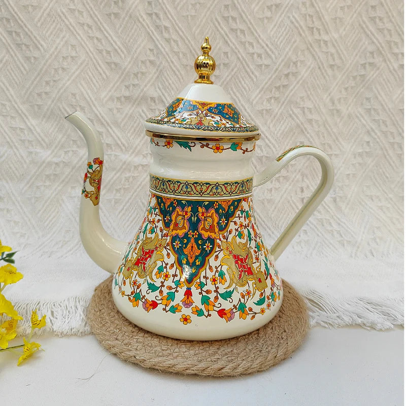 Kaffekanne med svanehals og retrodesign for kvinner og menn 2