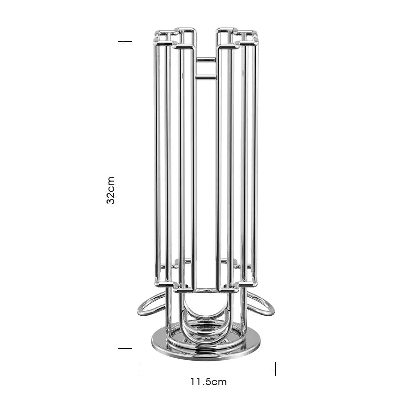 Kaffekapselholder for 24 Kapsler med Roterende Design 4