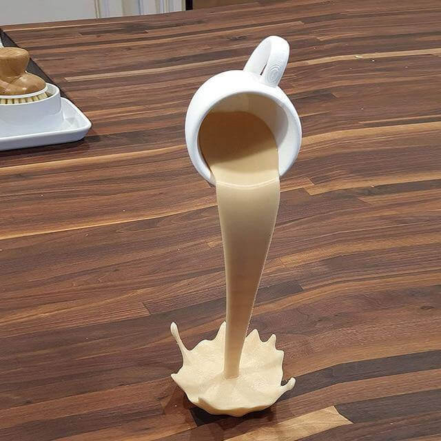 Kaffekopp Dekorasjon Flytende Design 2