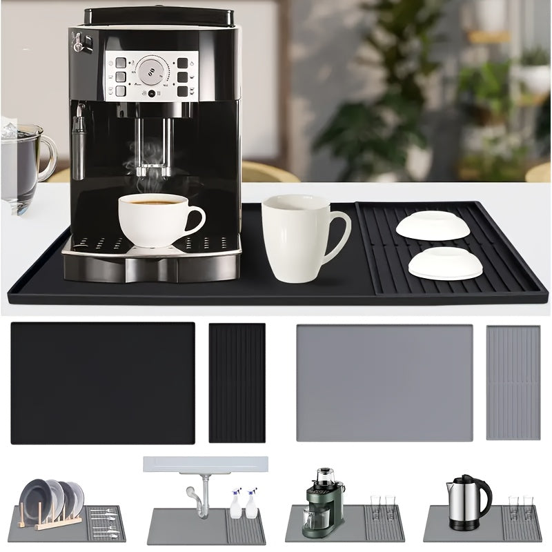 Kaffematte Silikon 2-i-1 med Hevede Kanter 5