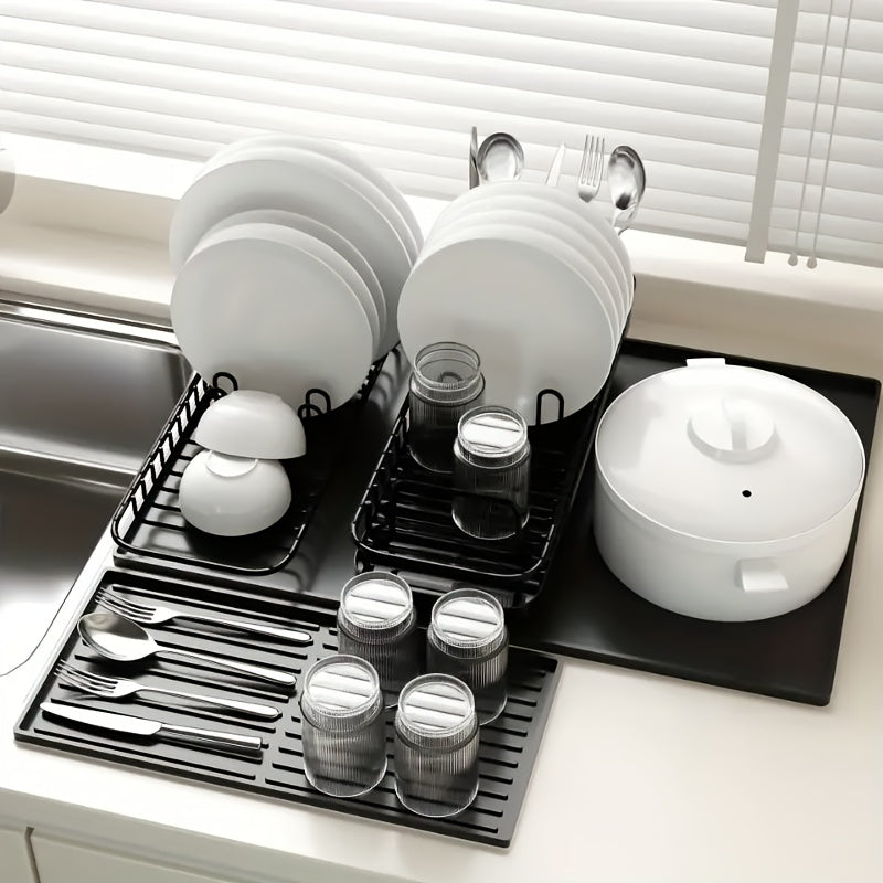 Kaffematte Silikon 2-i-1 med Hevede Kanter 7