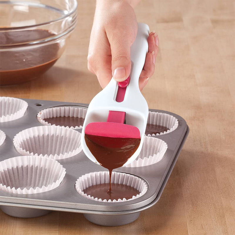 Kakeutleveringsskje for Muffins Spadeformet med Fjærmekanisme 6