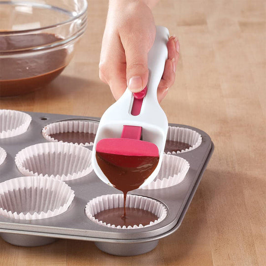 Kakeutleveringsskje for Muffins Spadeformet med Fjærmekanisme 6