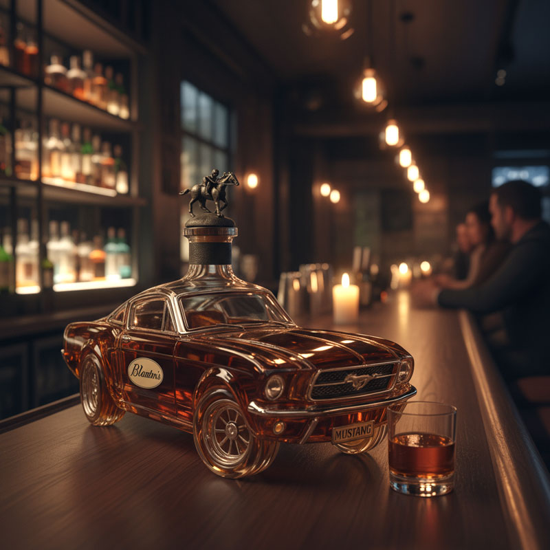 Karaffel Mustang Bilformet Med Detaljert Design 1