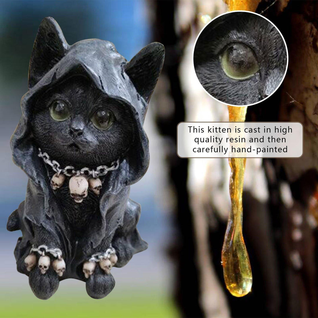 Katt Statue Dekorasjon Håndlaget 3