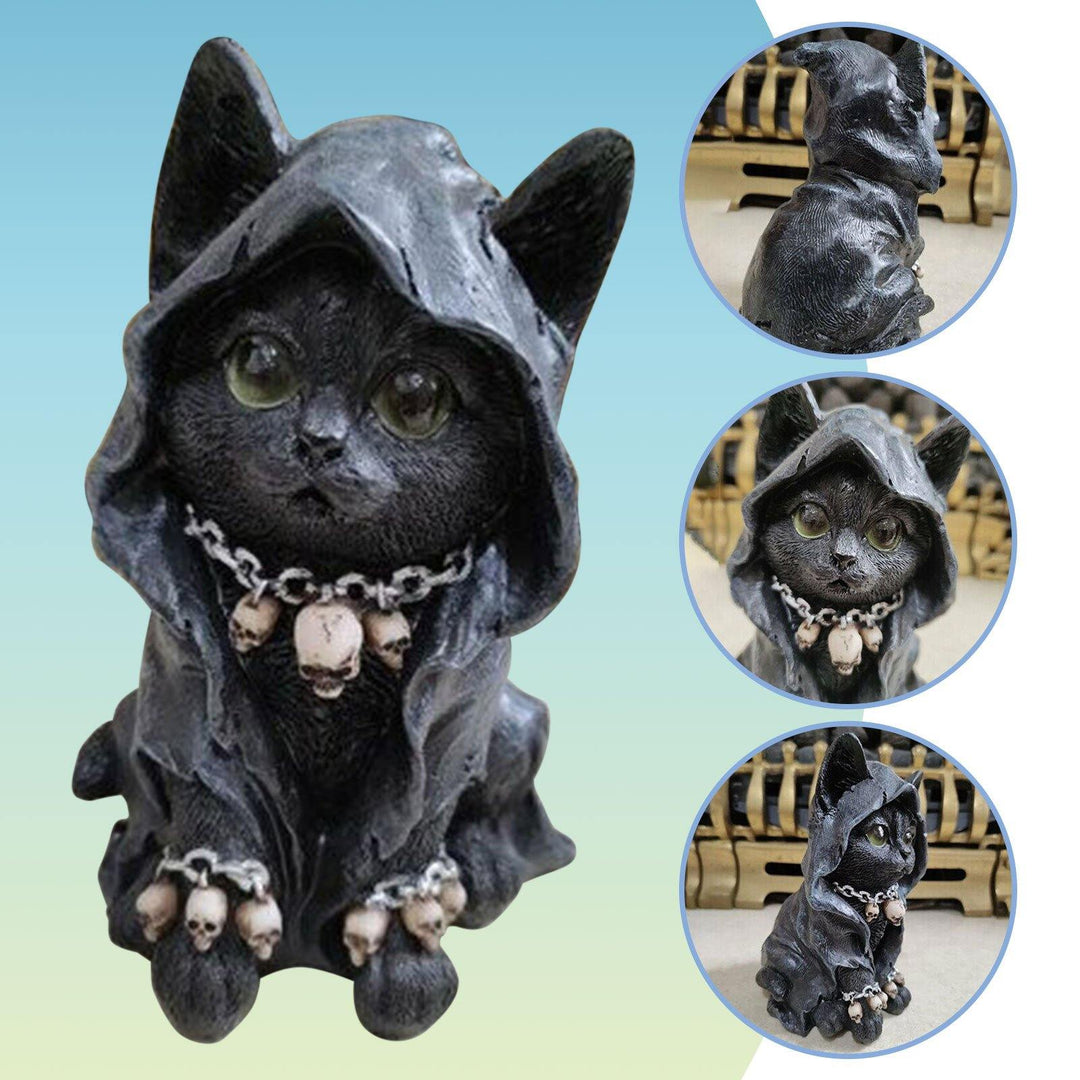 Katt Statue Dekorasjon Håndlaget 4