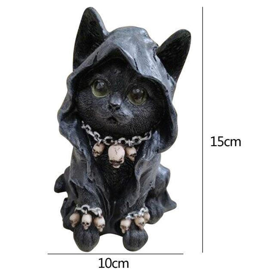 Katt Statue Dekorasjon Håndlaget 7