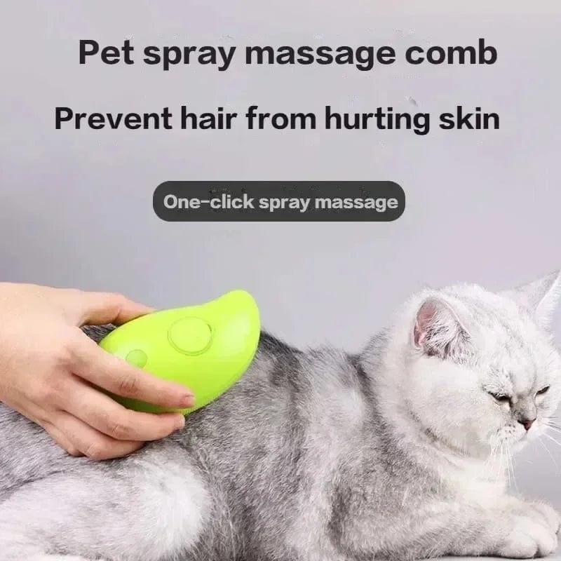 Katt og Hund Pleie Børste med Dampspray 4