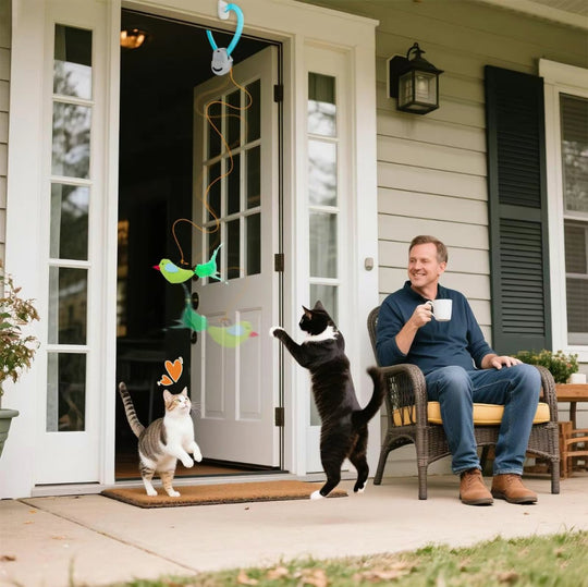 Kattens Flyvende Fugleleke Underholdning 4