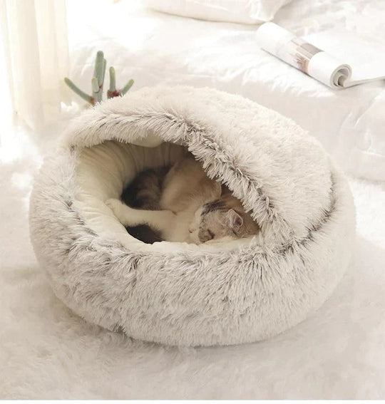 Kattens Soveplass Semi-Lukket Design Komfortabel Soveplass 1
