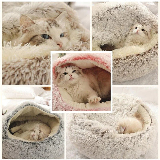 Kattens Soveplass Semi-Lukket Design Komfortabel Soveplass 4