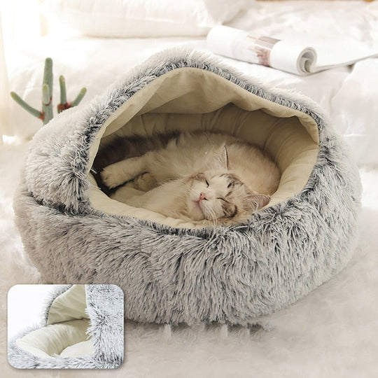 Kattens Soveplass Semi-Lukket Design Komfortabel Soveplass 5