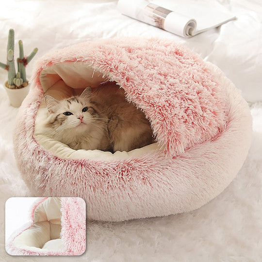 Kattens Soveplass Semi-Lukket Design Komfortabel Soveplass 6