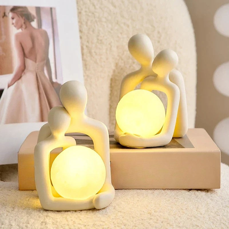 Keramisk Stemningslys LunaGlow 4