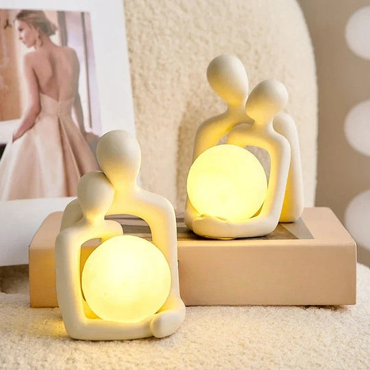 Keramisk Stemningslys LunaGlow 4