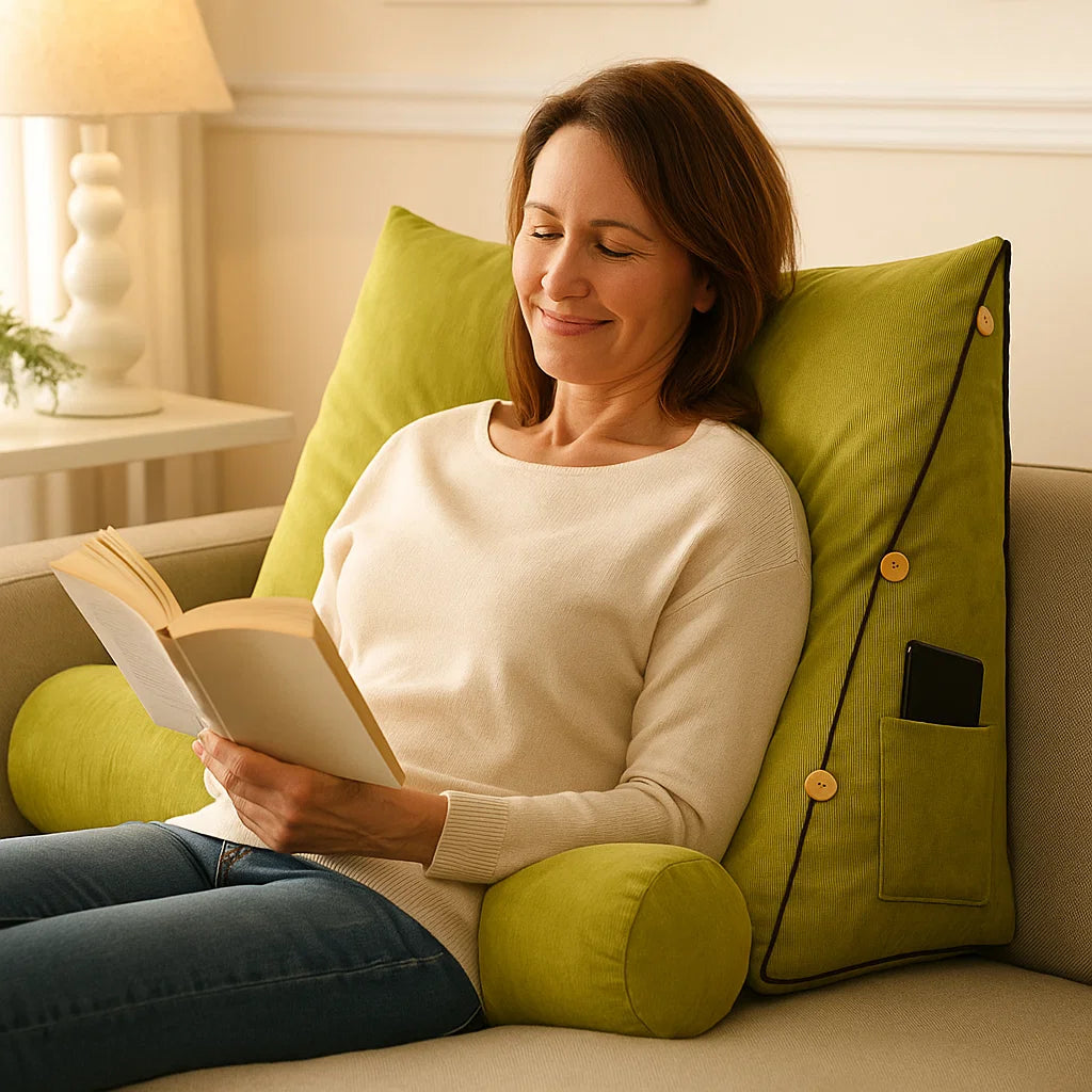 Kileformet Ryggstøttepute for Optimal Komfort 1