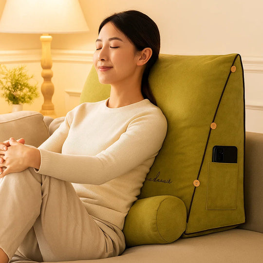 Kileformet Ryggstøttepute for Optimal Komfort 2