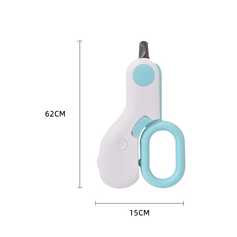 Kjæledyr Negleklipper med LED Lys Ergonomisk Design 7